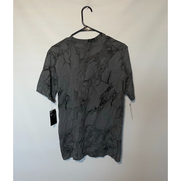Nike Air Marble Shirt Mens Medium Gray Basketball AOP Athletic Sports Casual NEW - Picture 8 of 10